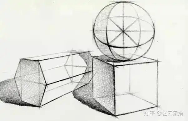 素描几何体结构画不好?看完这篇教你搞定 - 知乎