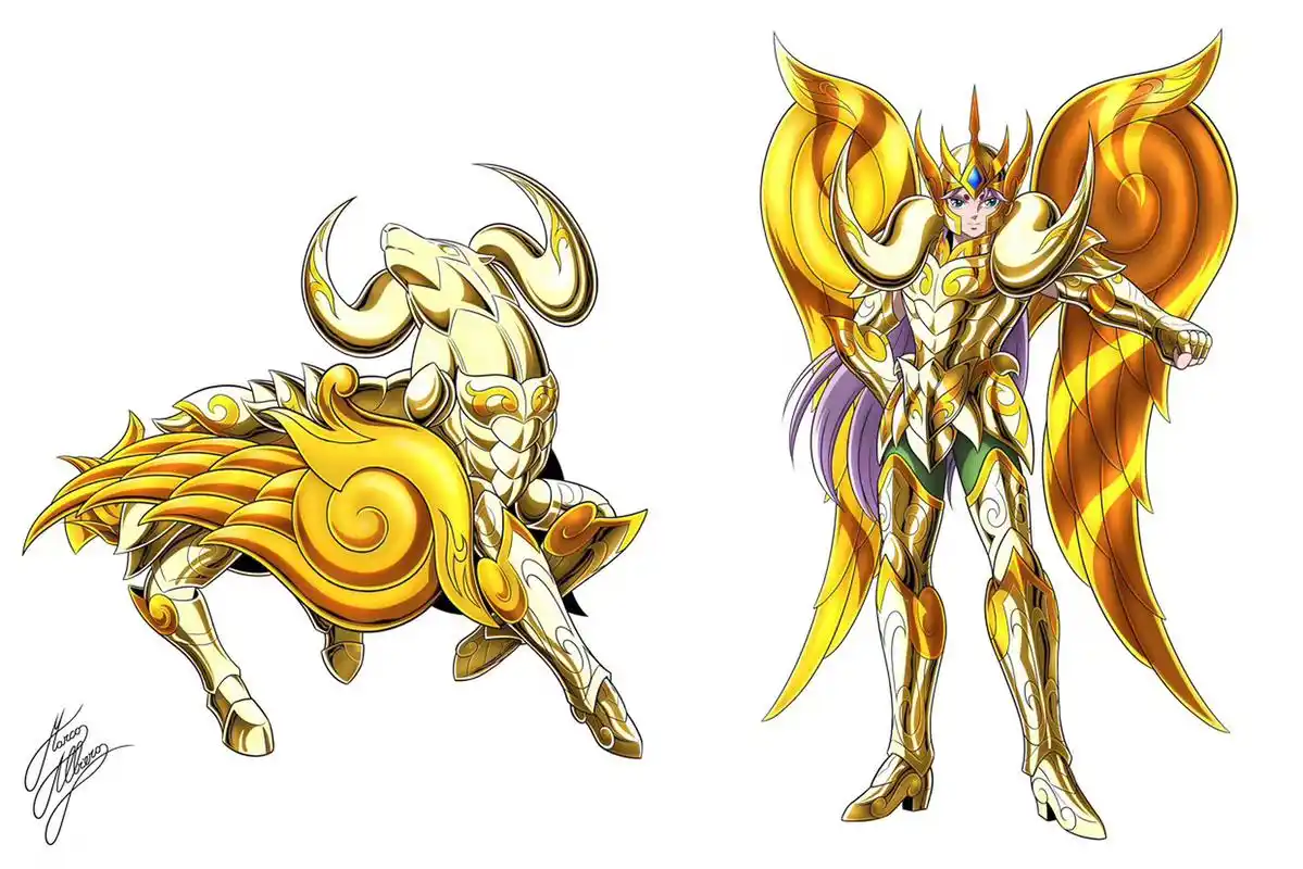 十二神黄金及其神圣衣星座形态 画师:marco albiero