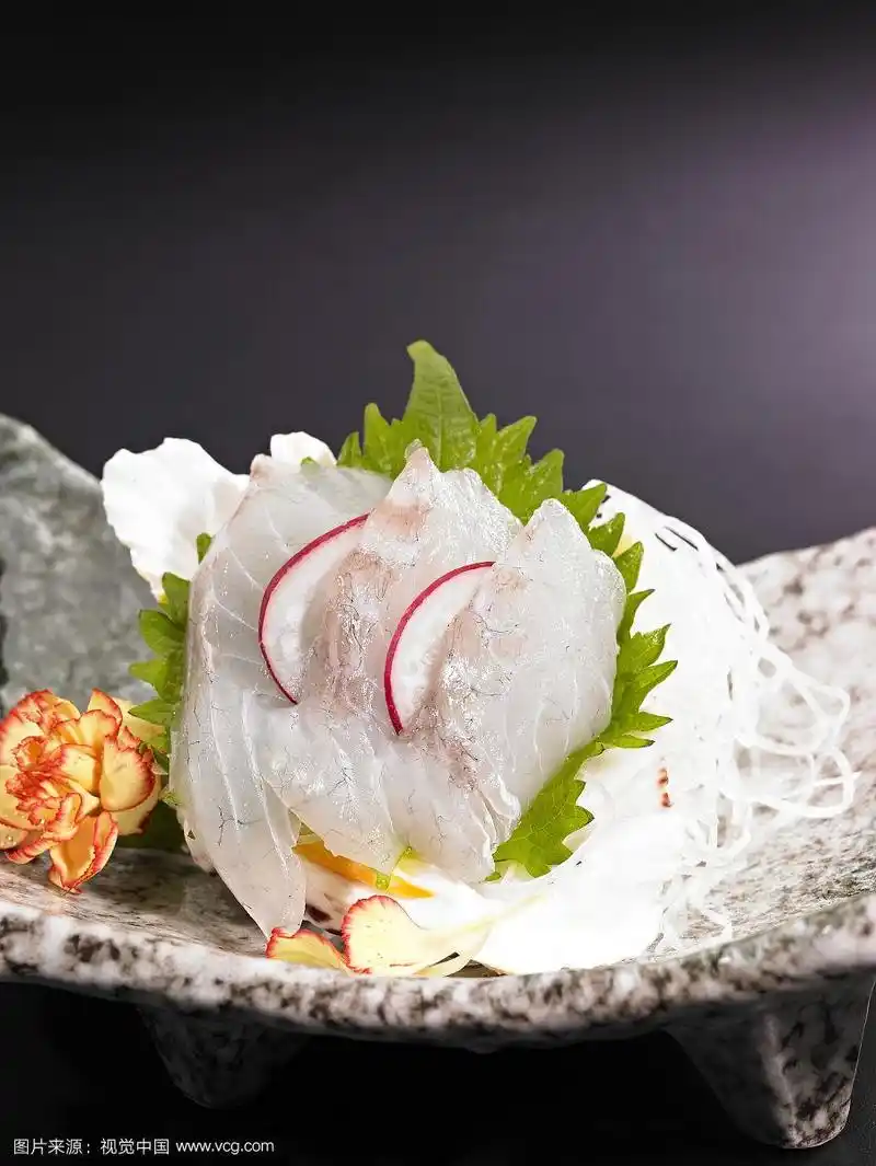 鲈鱼,生鱼片,日本食物