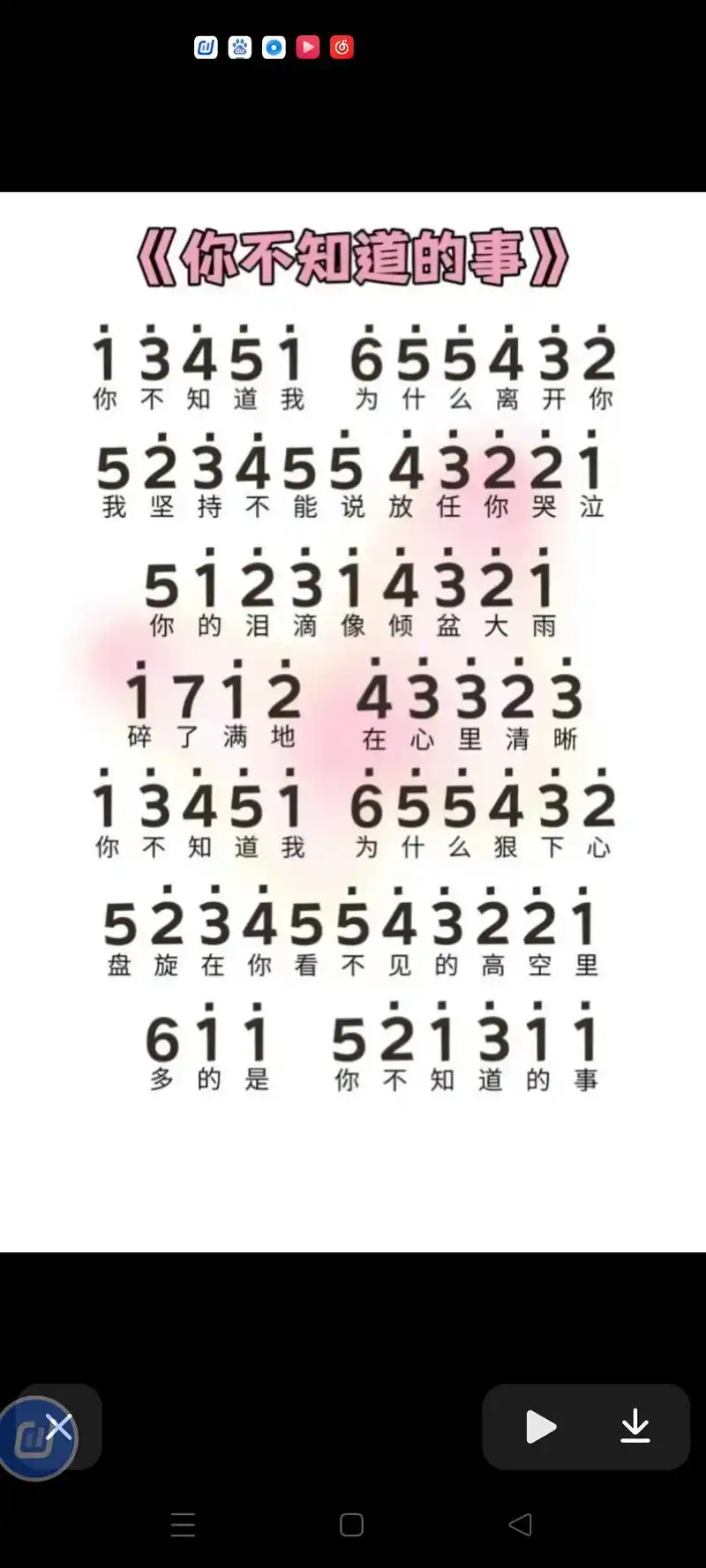 拇指琴简谱.卡林巴简谱,0基础谱子需要的拿走#零基础学简谱 - 抖音