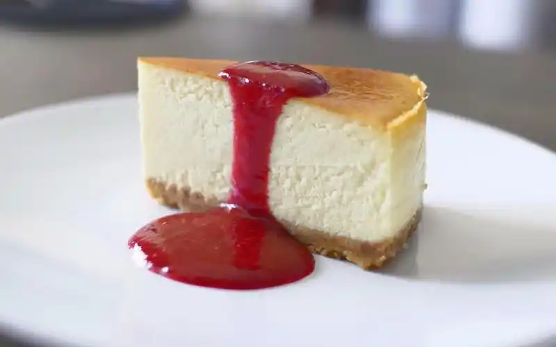 纽约奶酪蛋糕[ asmr cooking sounds ] new york cheesecake