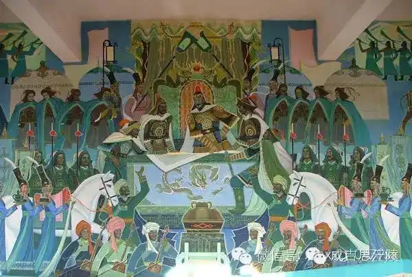 成吉思汗陵原壁画你见过了吗值得珍藏