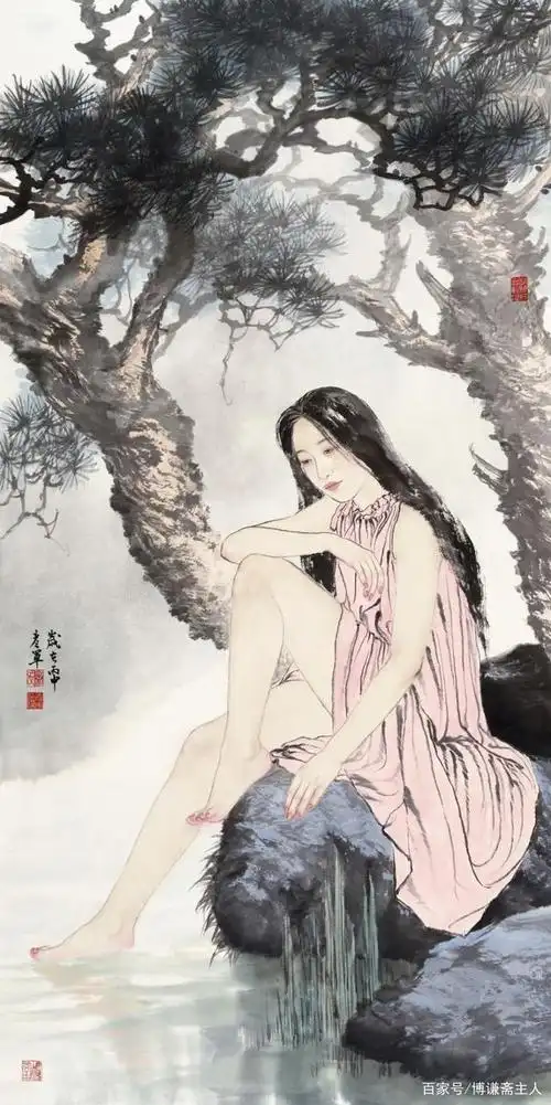 温和细腻,丽质天成——宋彦军现代女性人物国画赏析(图)