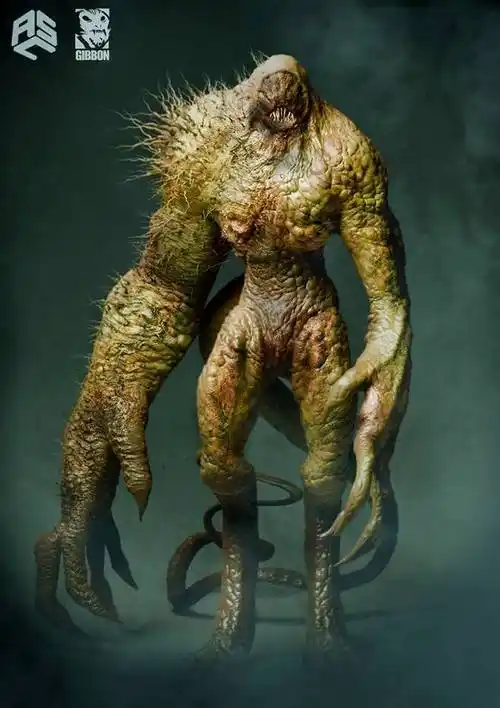 美剧怪奇物语怪物前期的概念设计图片