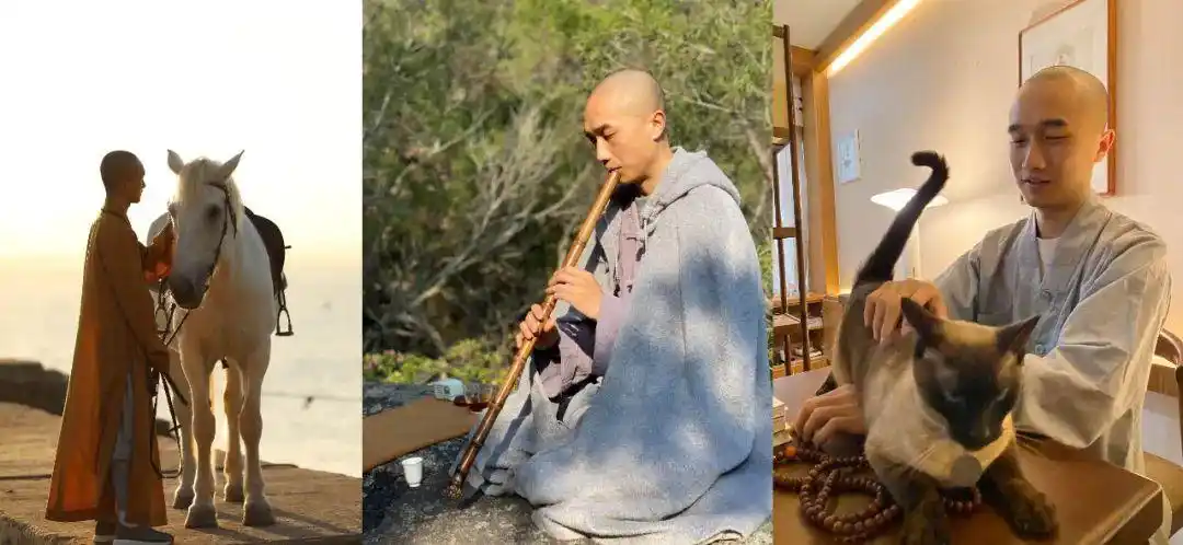 有的朋克已经出家了.