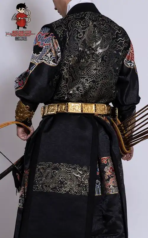 控弦司 暗织金飞鱼罩甲 锦衣卫飞鱼服汉服明制曳撒云