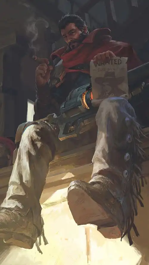 lol英雄联盟 法外狂徒 格雷福斯 graves 手机壁纸