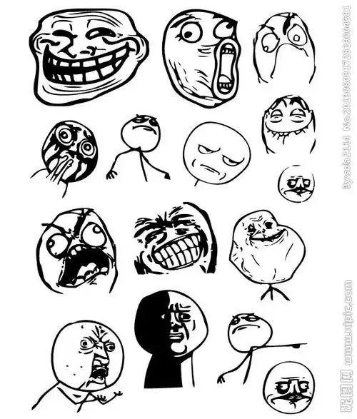 暴走漫画表情大图点击还原