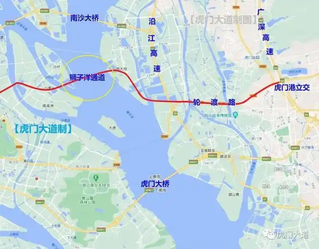 粤港澳大湾区跨海跨江通道群又将有新成员入列,狮子洋通道开始筹建