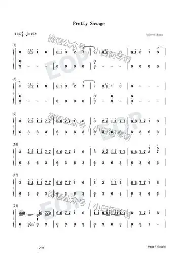 喵了个艺版 blackpink stay 尤克里里弹唱谱blackpink