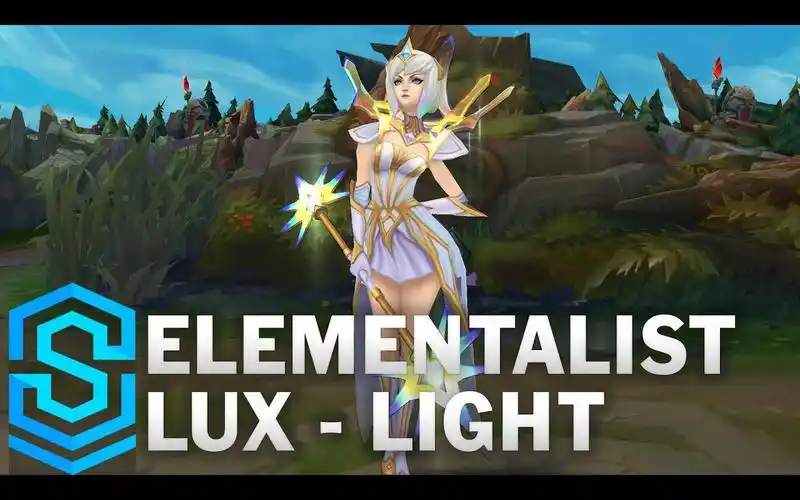 「皮肤档案室」拉克丝·光辉女郎 —— 大元素使-light form - 英雄