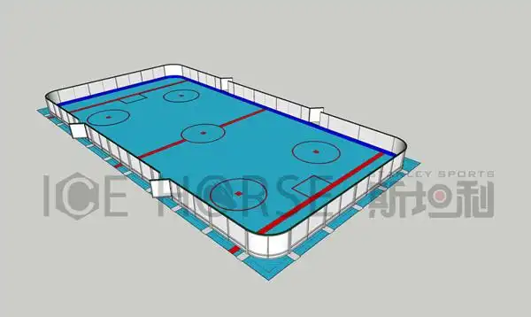 轮滑球场标准场地高清尺寸图 | 斯坦利体育