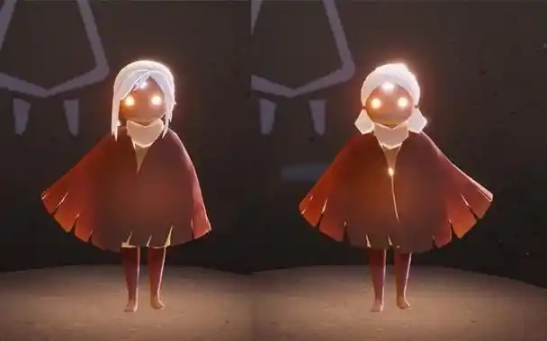 光遇测试服建模优化光之子的脸越来越方发型越来越亮