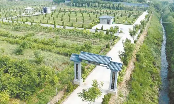 大荔县许庄镇西小坡村公益性墓地.(资料图)