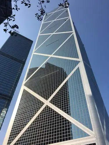 中国十大城市地标性建筑香港中银大厦