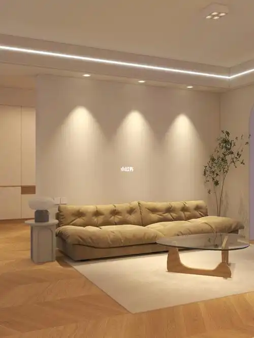 因为这个射灯小山丘我家客厅在小区出名了