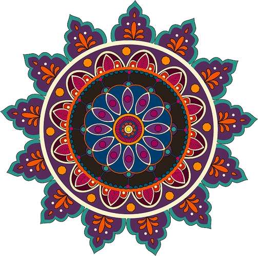 少数民族服饰纹样提取 图案设计及动态变化演示(一)