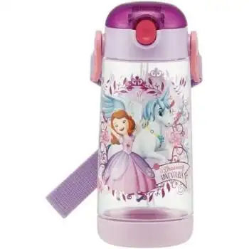 儿童水壶 透明 直饮 日本skater透明儿童吸管水杯子幼儿园小学生水壶