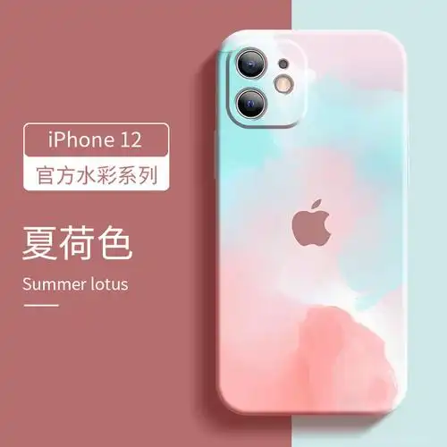 苹果12手机壳iphone11春樱色78se潮牌iphonex液态8plus硅胶xsmax摄像