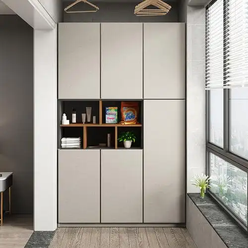 飘窗阳台储物柜收纳置物柜实木窗台防晒窗边柜靠墙飘窗柜