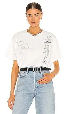 "文字100% 棉花平纹单面针织布面料丝网印花图案进口revolve 样式编号