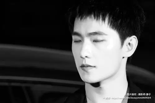 黑白调的大片,将杨洋的犀利,高冷的眼神,更好的衬托出来.