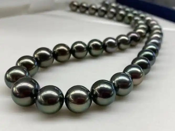 大溪地黑珍珠项链