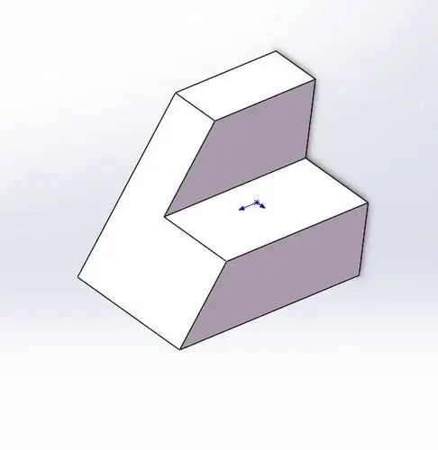 画法几何拉伸体切割的三视图作法,给出了一个图形用来拉伸的,还有一个