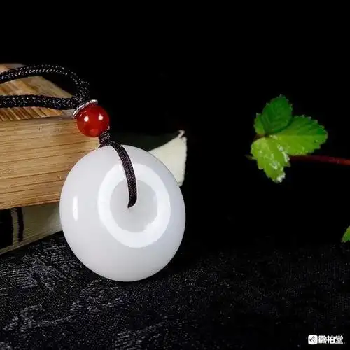 精美平安扣25mm天然金丝玉吉祥保平安