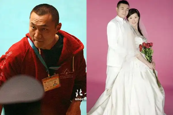 神秘红衣男是前女排国手邱爱华的老公?