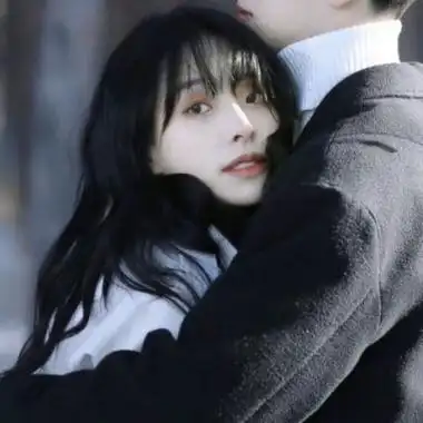 情头两人同框真人高清甜美恩爱的双人同框情侣头像图片