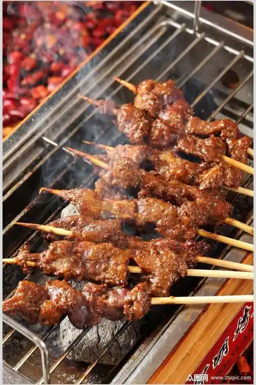 烧烤烤肉串餐饮图片