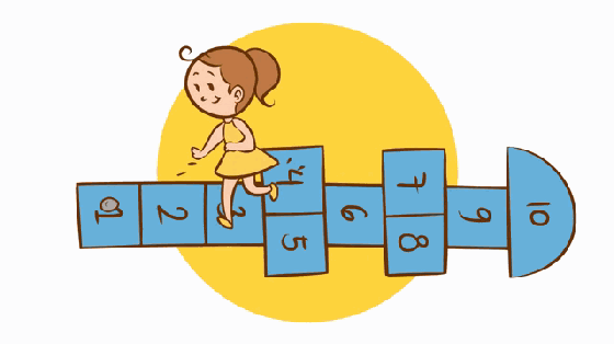 几千年前,罗马的士兵们用跳房子来比体力和速度,现在跳房子已经成了最