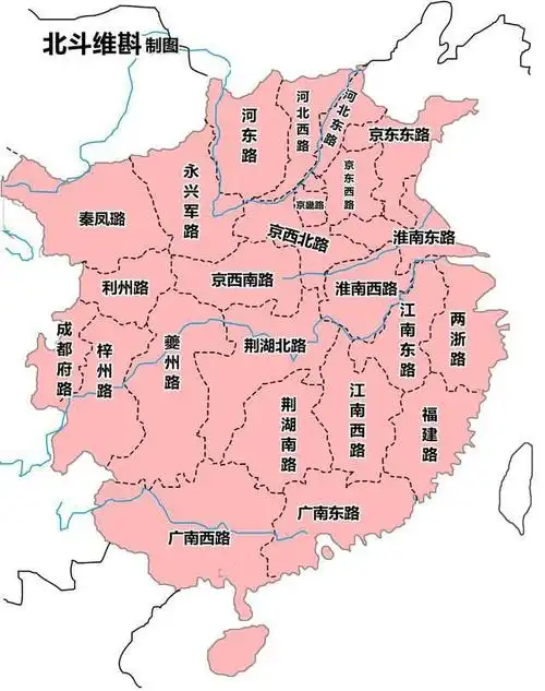 随着全国不断统一,宋朝的路也不断增加.