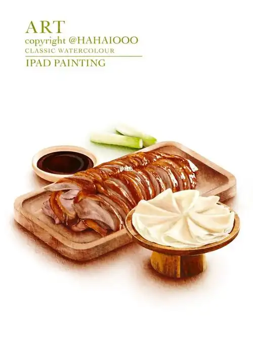 ipad水彩北京烤鸭no60