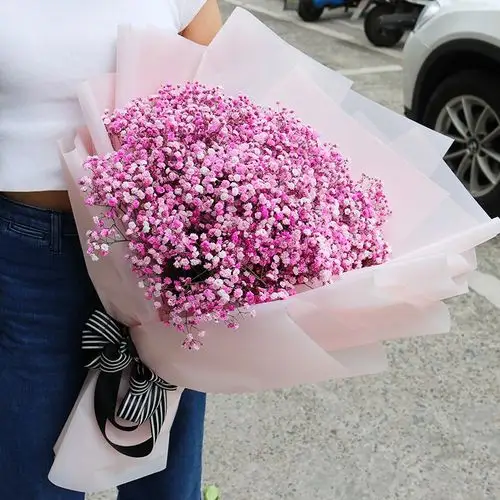 满天星超大花束汉中鲜花速递同城生日礼盒鲜花速递(同城)