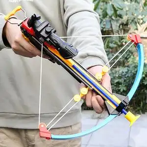 儿童弓箭玩具射箭驽枪套装户外室内软胶吸靶盘射击类运动玩具男孩