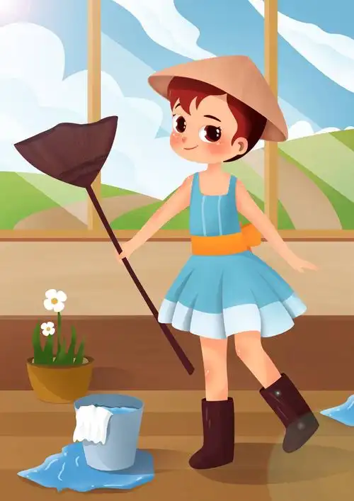 五一劳动节插画素材模板103