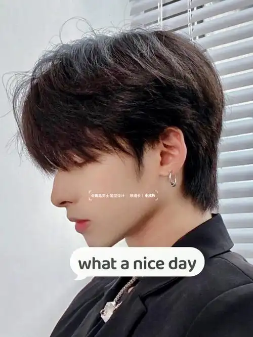 自然微分碎盖,短狼尾碎盖,男生最应该尝试|||9999999999