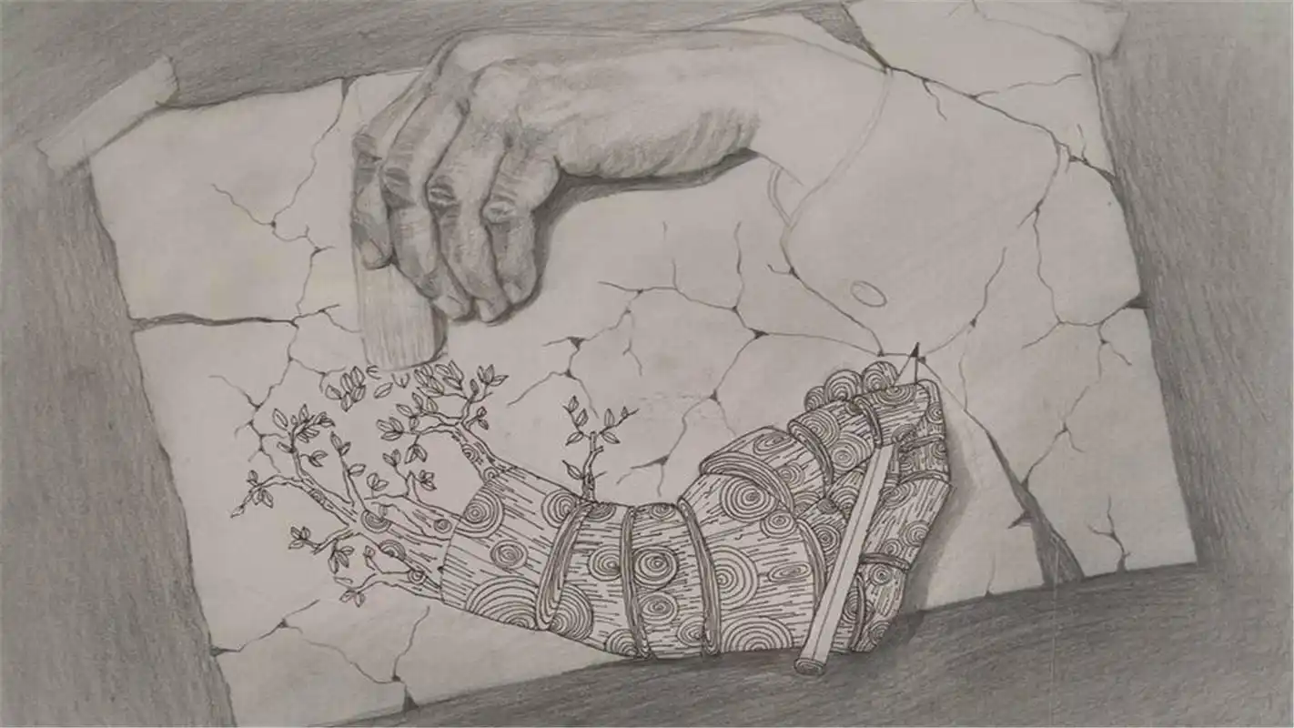 首页 桌面壁纸 设计创意 创意素描集锦图片个性电脑壁纸 第一辑 1600