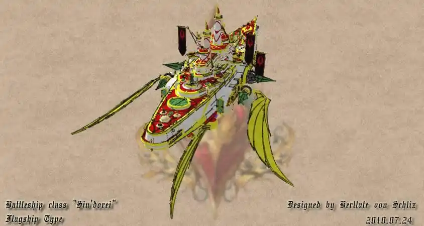 [原创]辛多雷的浮空战舰……完成!