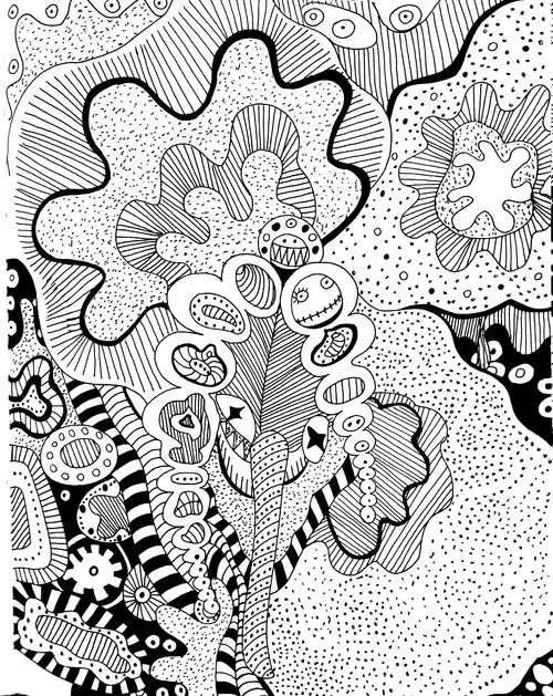 黑白画|纯艺术|绘画|音十为章 - 原创作品 - 站酷 (zcool)