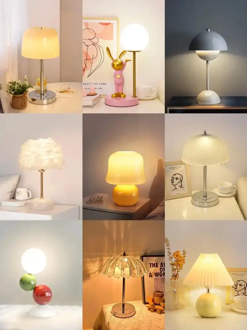 27款平价高颜值卧室床头小台灯推荐.现代简约装修风格, - 抖音