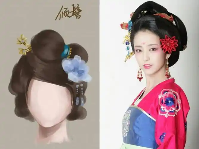 古代女子发髻图片(古代女子发髻图解)