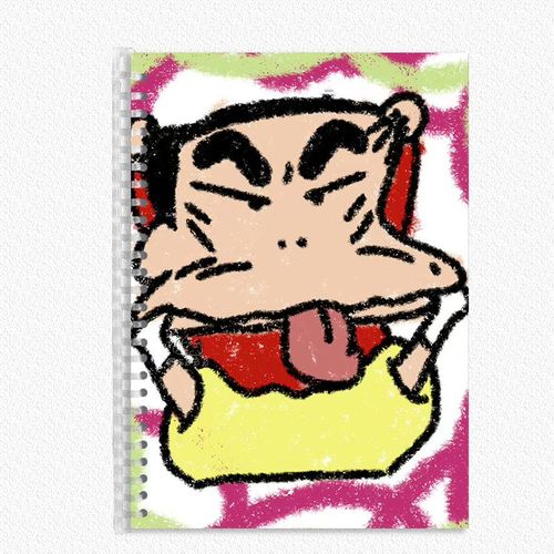 蜡笔小新a4素描8k速写马克本活扣a6横线网格本b5定制a5学生记事本