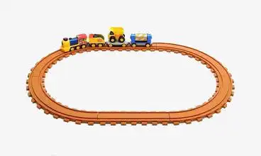 卡通轨道火车
