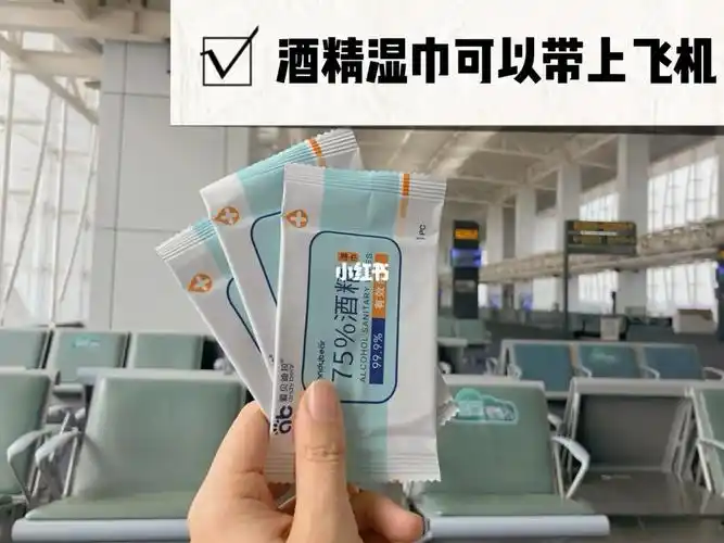 酒精湿巾可以带上飞机!