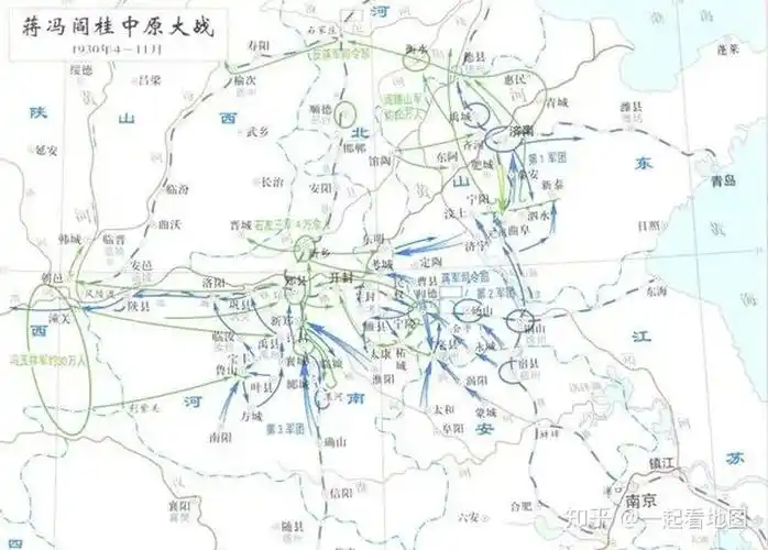 民国军阀历史2丨四大军阀中原大战,冯玉祥墙倒众人推