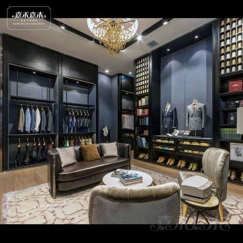 嘉禾嘉木男装定制店西服礼服定制店职业装定制店高端定制店展柜