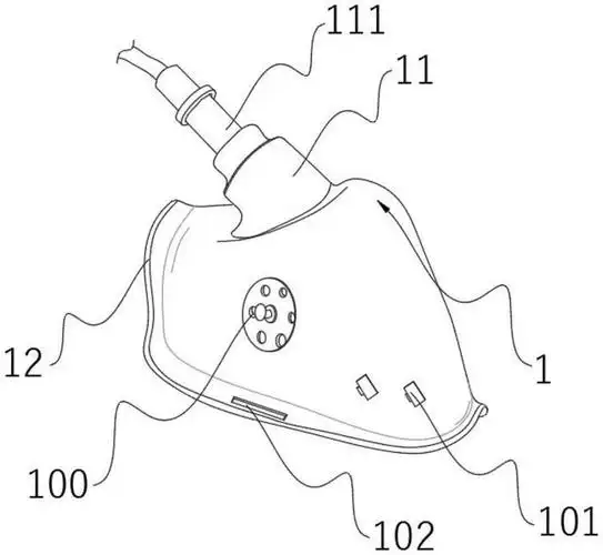 一种可调式一次性雾化面罩-爱企查